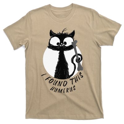 I Found This Humerus T Funny Cartoon Cat Women T-Shirt