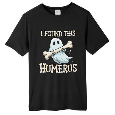 I Found This Humerus Halloween Ghost Bone Humorous Funny Tall Fusion ChromaSoft Performance T-Shirt