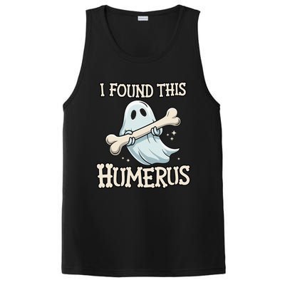 I Found This Humerus Halloween Ghost Bone Humorous Funny PosiCharge Competitor Tank