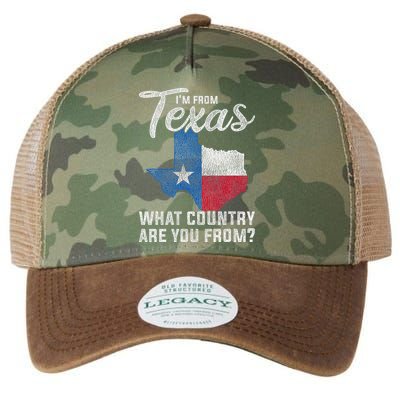 Im From Texas What Country Are You From Texas Legacy Tie Dye Trucker Hat