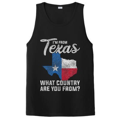 Im From Texas What Country Are You From Texas PosiCharge Competitor Tank
