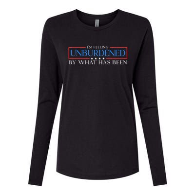 Im Feeling Unburdened By What Has Been Trump Victory 2024 Womens Cotton Relaxed Long Sleeve T-Shirt