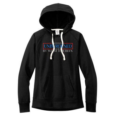 Im Feeling Unburdened By What Has Been Trump Victory 2024 Women's Fleece Hoodie