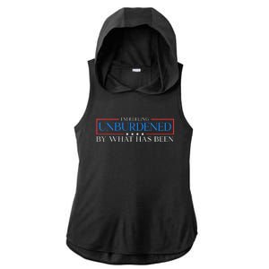 IM Feeling Unburdened By What Has Been Trump Victory 2024 Ladies PosiCharge Tri-Blend Wicking Draft Hoodie Tank