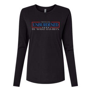 IM Feeling Unburdened By What Has Been Trump Victory 2024 Womens Cotton Relaxed Long Sleeve T-Shirt