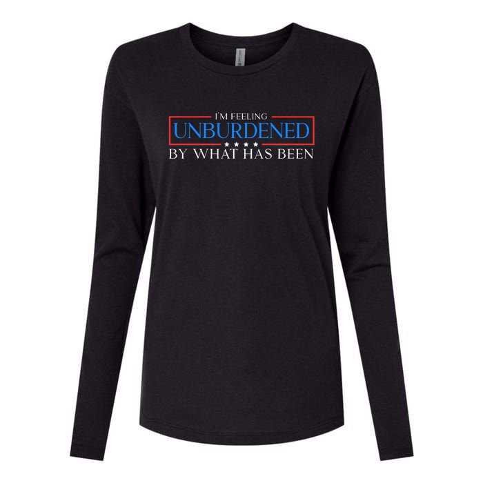 IM Feeling Unburdened By What Has Been Trump Victory 2024 Womens Cotton Relaxed Long Sleeve T-Shirt