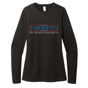 IM Feeling Unburdened By What Has Been Trump Victory 2024 Womens CVC Long Sleeve Shirt