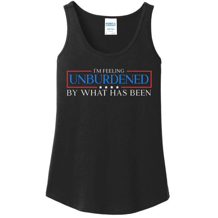 IM Feeling Unburdened By What Has Been Trump Victory 2024 Ladies Essential Tank