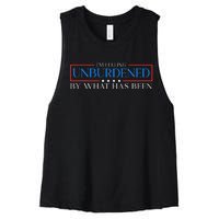 IM Feeling Unburdened By What Has Been Trump Victory 2024 Women's Racerback Cropped Tank