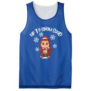 Ice Fishing Up To Snow Good Cute Gift Mesh Reversible Basketball Jersey Tank