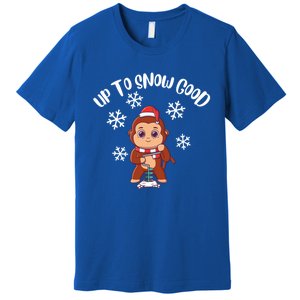 Ice Fishing Up To Snow Good Cute Gift Premium T-Shirt