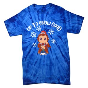 Ice Fishing Up To Snow Good Cute Gift Tie-Dye T-Shirt