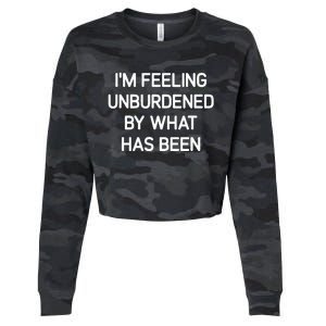 IM Feeling Unburdened By What Has Been Cropped Pullover Crew