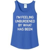 IM Feeling Unburdened By What Has Been Ladies Essential Tank