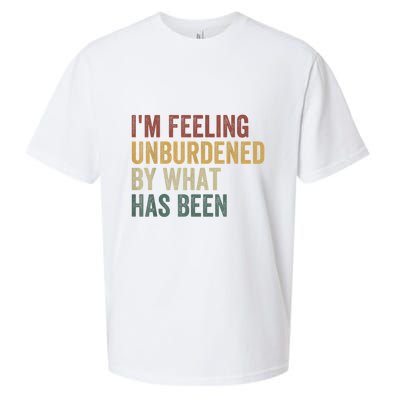 IM Feeling Unburdened By What Has Been Sueded Cloud Jersey T-Shirt