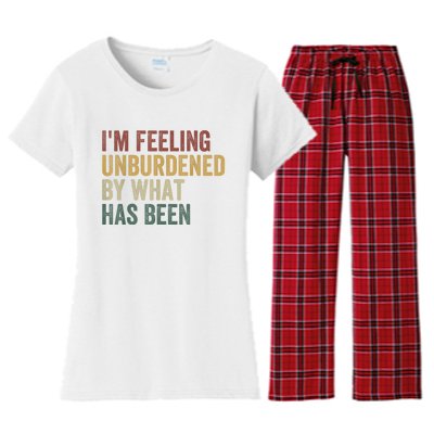 IM Feeling Unburdened By What Has Been Women's Flannel Pajama Set