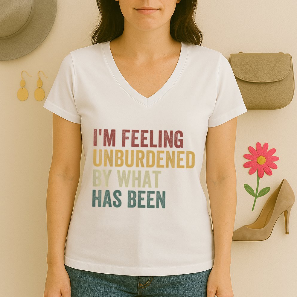 IM Feeling Unburdened By What Has Been Women's V-Neck T-Shirt