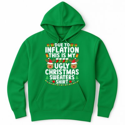 Inflation Fun Ugly Christmas Sweater Hoodie