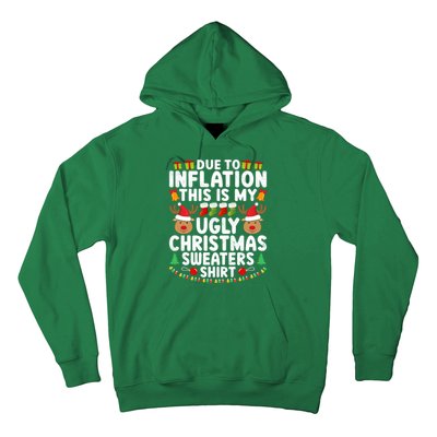 Inflation Fun Ugly Christmas Sweater Hoodie