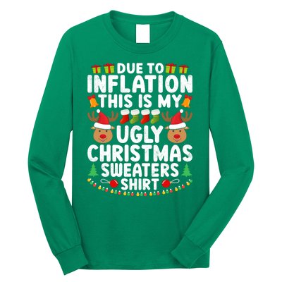 Inflation Fun Ugly Christmas Sweater Long Sleeve Shirt