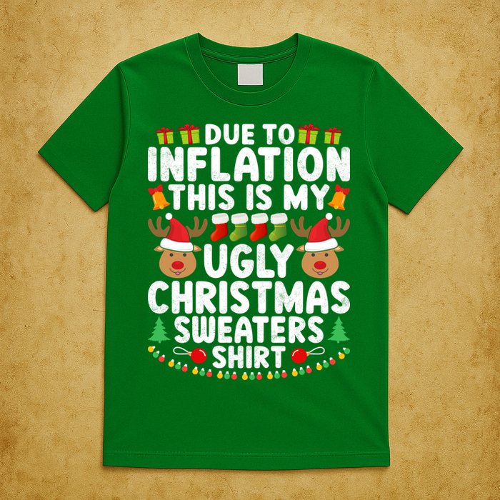 Inflation Fun Ugly Christmas Sweater T-Shirt