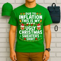 Inflation Fun Ugly Christmas Sweater T-Shirt