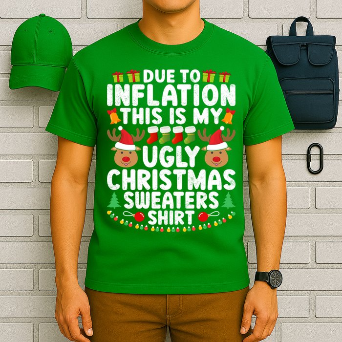 Inflation Fun Ugly Christmas Sweater T-Shirt