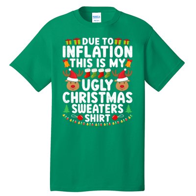 Inflation Fun Ugly Christmas Sweater Tall T-Shirt