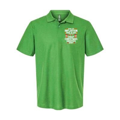 Inflation Fun Ugly Christmas Sweater Polo