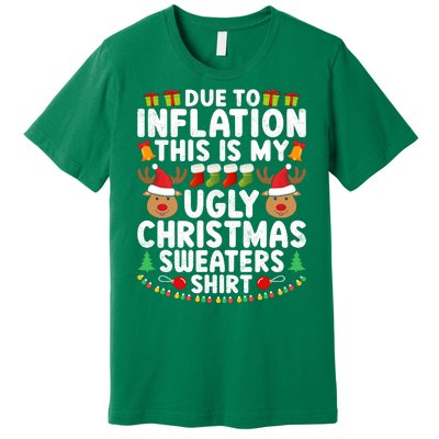 Inflation Fun Ugly Christmas Sweater Premium T-Shirt