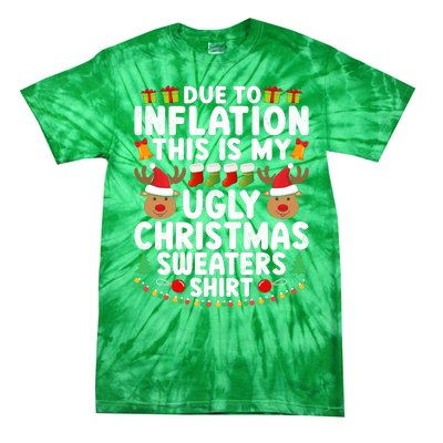 Inflation Fun Ugly Christmas Sweater Tie-Dye T-Shirt