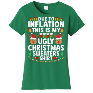 Inflation Fun Ugly Christmas Sweater Women's T-Shirt