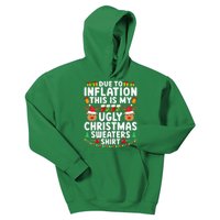 Inflation Fun Ugly Christmas Sweater Kids Hoodie