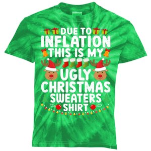 Inflation Fun Ugly Christmas Sweater Kids Tie-Dye T-Shirt