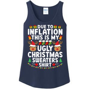 Inflation Fun Ugly Christmas Sweater Ladies Essential Tank