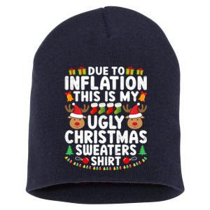 Inflation Fun Ugly Christmas Sweater Short Acrylic Beanie