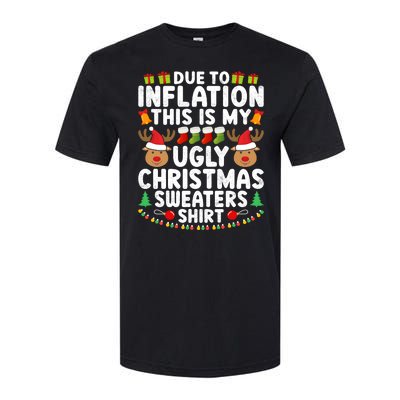 Inflation Fun Ugly Christmas Sweater Softstyle® CVC T-Shirt