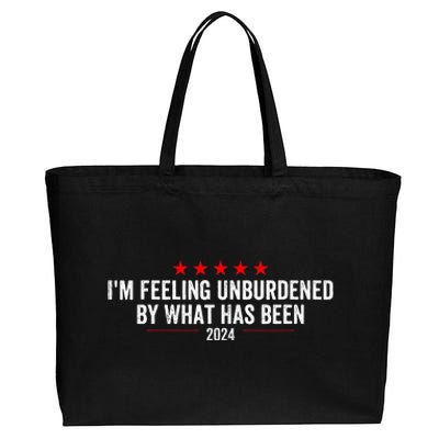 IM Feeling Unburdened By What Has Been 2024 Cotton Canvas Jumbo Tote