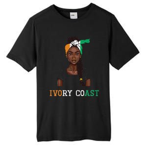 Ivorian Flag Uniform Souvenirs Products Woman Ivory Coast Tall Fusion ChromaSoft Performance T-Shirt