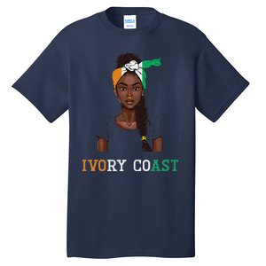 Ivorian Flag Uniform Souvenirs Products Woman Ivory Coast Tall T-Shirt