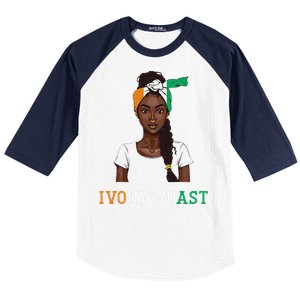 Ivorian Flag Uniform Souvenirs Products Woman Ivory Coast Baseball Sleeve Shirt