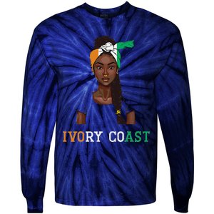 Ivorian Flag Uniform Souvenirs Products Woman Ivory Coast Tie-Dye Long Sleeve Shirt