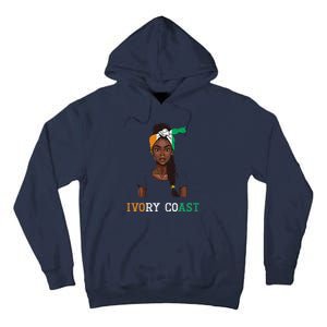 Ivorian Flag Uniform Souvenirs Products Woman Ivory Coast Tall Hoodie