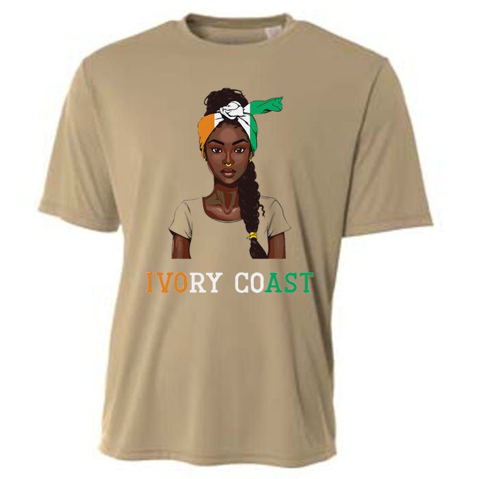 Ivorian Flag Uniform Souvenirs Products Woman Ivory Coast Cooling Performance Crew T-Shirt