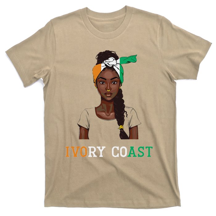 Ivorian Flag Uniform Souvenirs Products Woman Ivory Coast T-Shirt