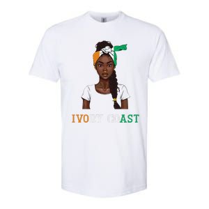 Ivorian Flag Uniform Souvenirs Products Woman Ivory Coast Softstyle CVC T-Shirt