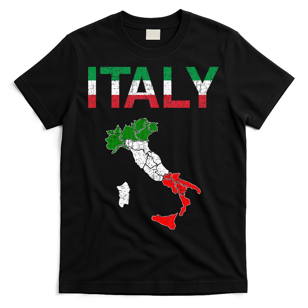Italy Flag Vintage Italian Italia T-Shirt