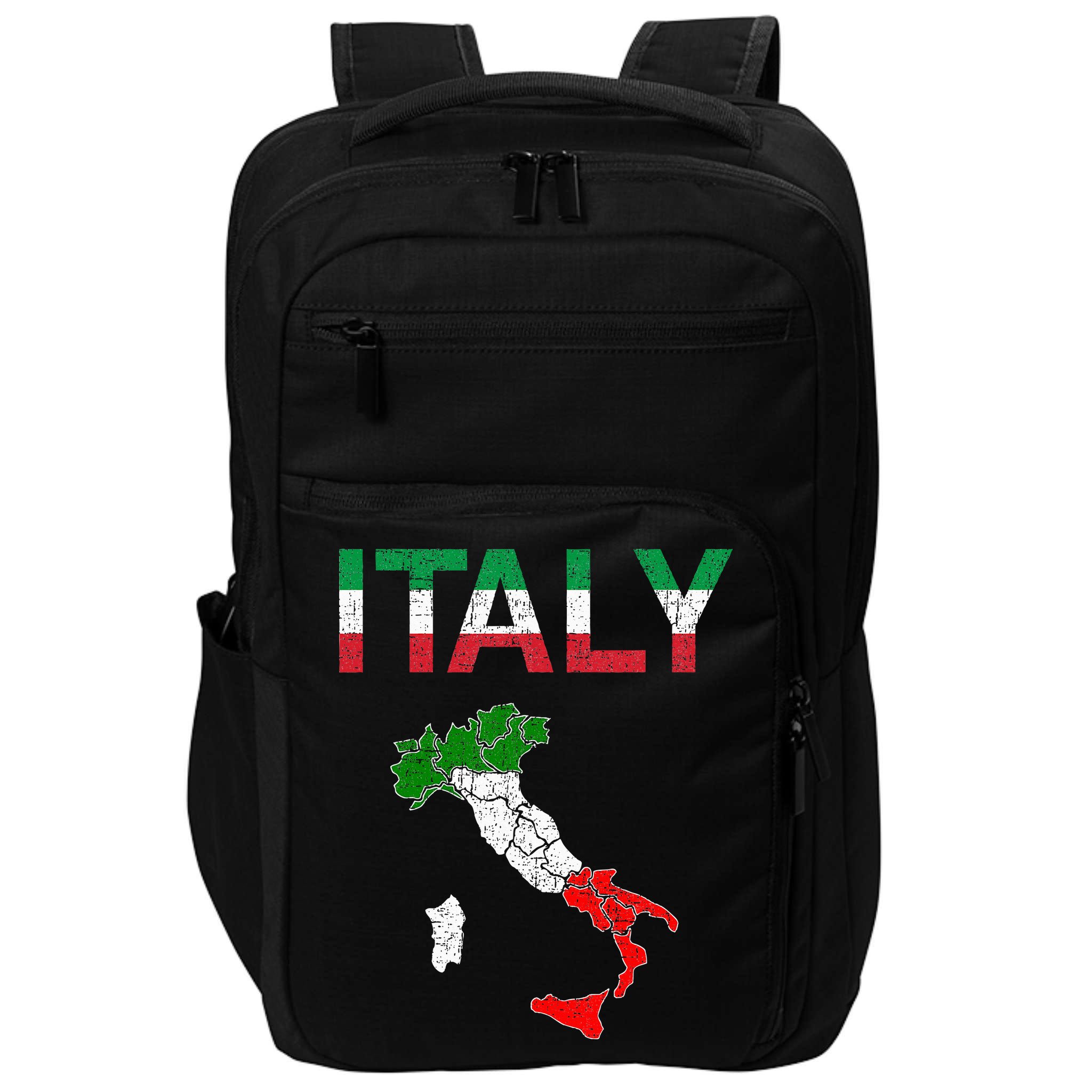 Italy Flag Vintage Italian Italia Impact Tech Backpack