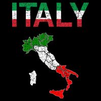 Italy Flag Vintage Italian Italia Baby Bodysuit