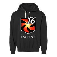 IM Fine Vulnerability Stacks Fantasy Mmorpg Garment-Dyed Fleece Hoodie